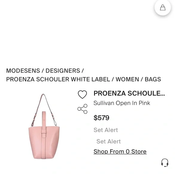 NWT Proenza Schouler White Label pink rose Sullivan three way handbag - Picture 16 of 16